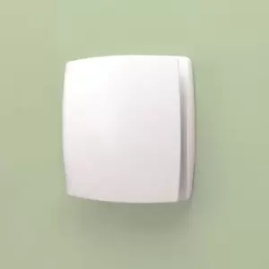 Image of HiB Breeze White Wall Mounted Bathroom Extractor Fan with Timer
