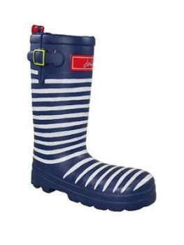 Image of Joules Joules Stripey Print Wellington Boot Dog Toy