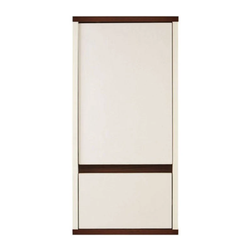 Image of Premier Housewares Chelsea Single Door One Drawer Wall Cabinet White