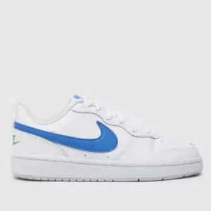 Image of Nike White Court Borough Low 2 Youth Trainers