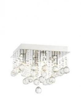 Image of Florida Square Flush Bathroom Ceiling Fitting