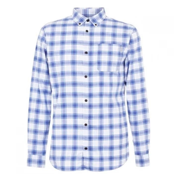 Image of Jack and Jones Check Shirt Mens - Navy Check