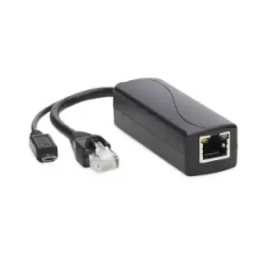 Image of Tripp Lite NPOE-SPL-G-5VMU PoE to USB Micro-B and RJ45 Active Splitter - 802.af 48V to 5V 1A Up to 328.08 ft. (100 m)