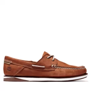 Image of Timberland Atlantis Break Boat Shoe For Men In Brown, Size 11.5