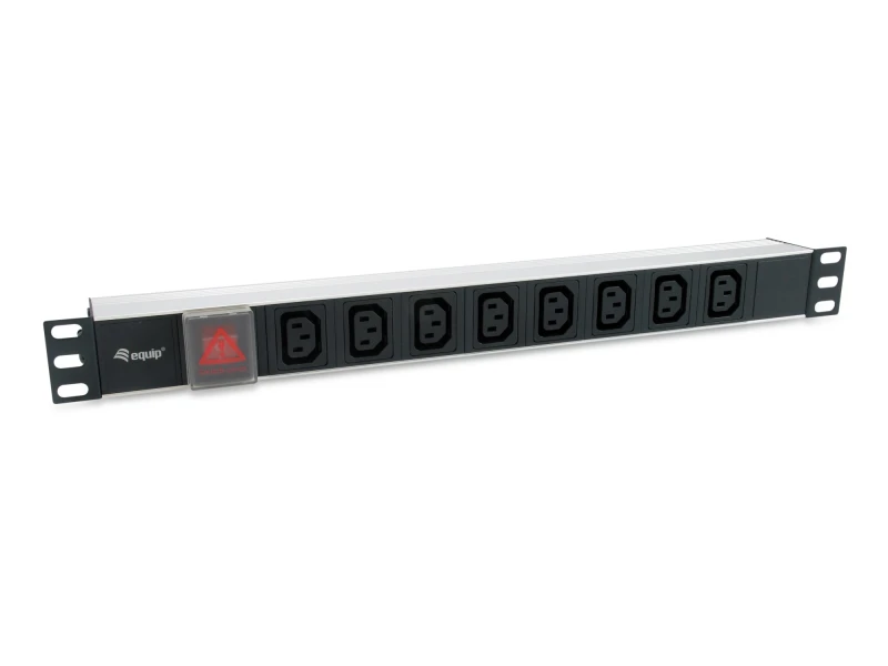Image of Equip 333310 power distribution unit (PDU) 8 AC outlet(s) 1U Black