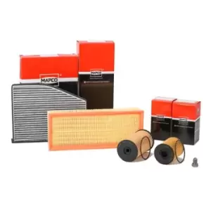 Image of MAPCO Filter Set with oil drain plug 68907 VW,AUDI,SKODA,TOURAN (1T1, 1T2),Passat Variant (3C5),TIGUAN (5N_),Caddy III Kombi (2KB, 2KJ, 2CB, 2CJ)