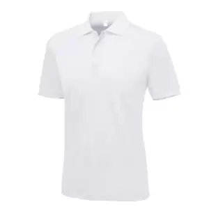 Image of AWDis Just Cool Mens Smooth Short Sleeve Polo Shirt (3XL) (Arctic White)