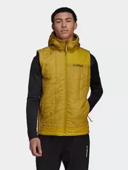 Image of adidas Terrex Multi Insulated Vest, Green Size M Men