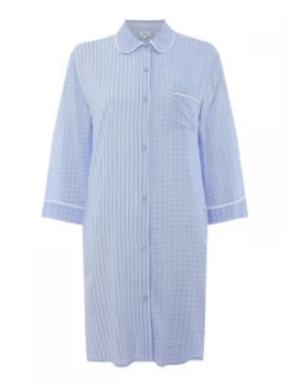 Image of DKNY 34 sleeve nightshirt Blue