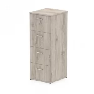 Image of Impulse Filing Cabinet 4 Drawer Grey Oak