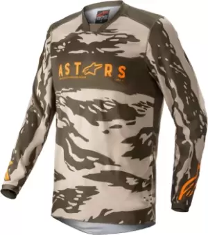 Image of Alpinestars Racer Tactical Motocross Jersey, beige, Size L, beige, Size L