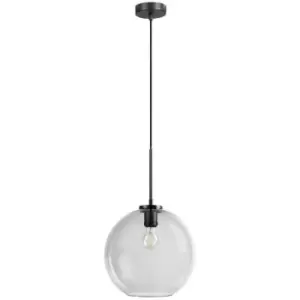 Image of Dyberg Larsen Loop Smoke Pendant Ceiling Light 30cm