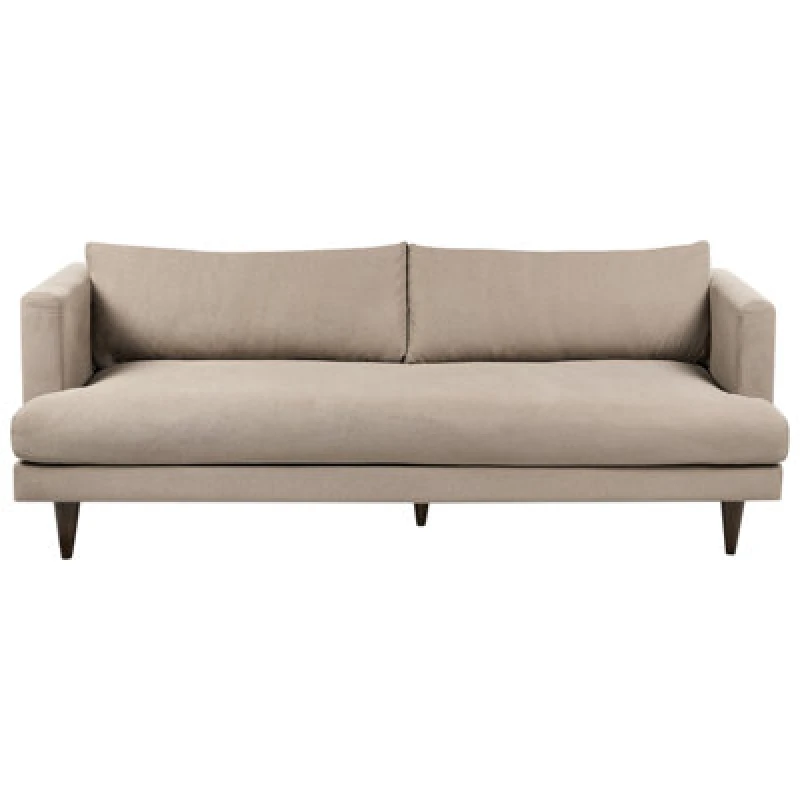 Image of Beliani Sofa 3 Seater Jarpen Fabric Light Brown