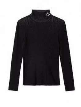 Image of Calvin Klein Jeans Calvin Klein Jeans Rib Roll Neck With Ck