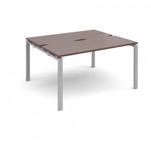 Image of Adapt II Starter Units Back to Back 1400mm x 1200mm - Silver Frame wa