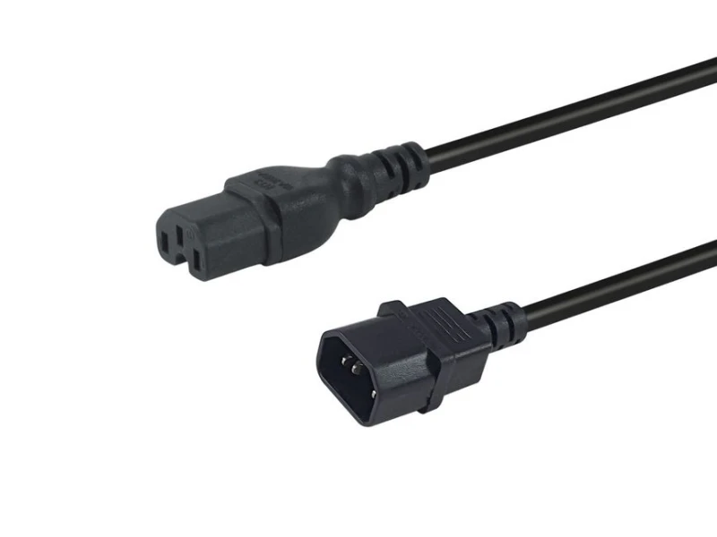 Image of Equip 112170 power cable Black 1.8 m C14 coupler C15 coupler
