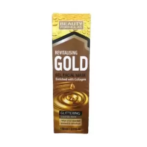 Image of Beauty Formulas Revitalising Gold Gel Facial Mask 100ml