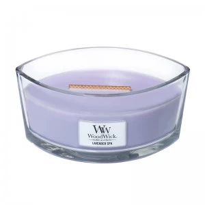Image of WoodWick Lavender Spa Ellipse Candle 453.6g