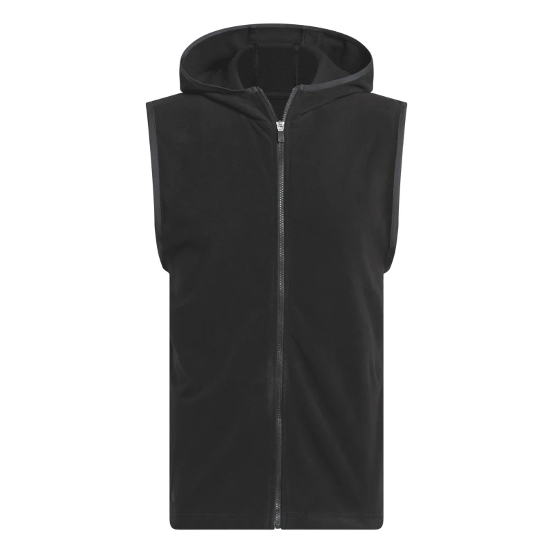Image of adidas Mens Ult Hooded Performance Golf Vest Black male M