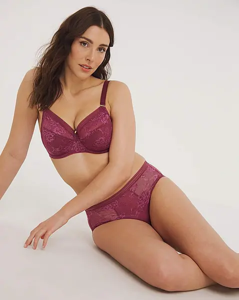 Image of Fantasie Fantasie Fusion Knicker Rosewood Rosewood Female L LO44903