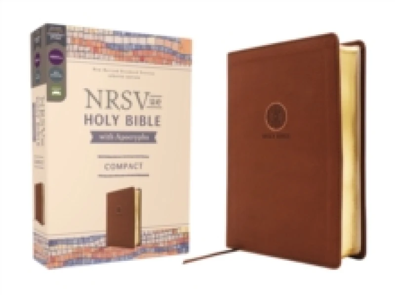 Image of NRSVue, Holy Bible With Apocrypha, Compact, Leathersoft, Brown, Comfort Print. Leather / fine binding Books