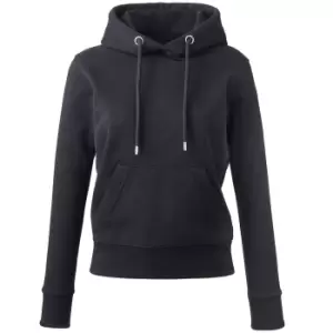 Image of Anthem Womens/Ladies Organic Hoodie (XL) (Black)