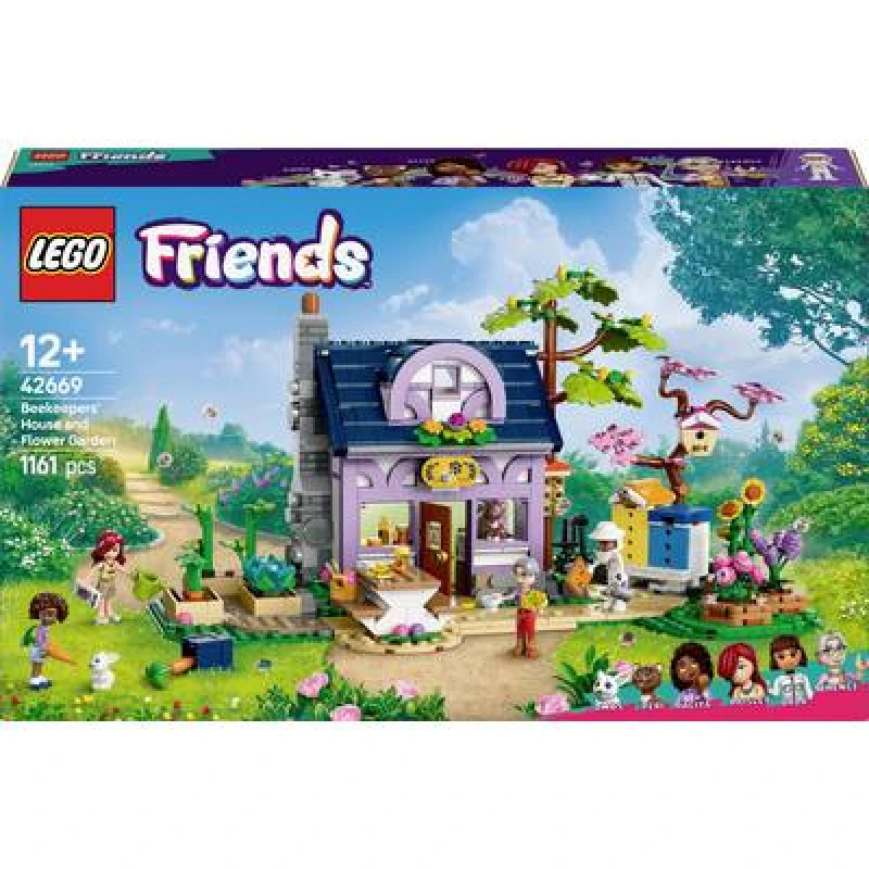 Image of LEGO LEGO Friends Beekeepers' House and Flower Garden Set 42669