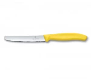Image of Swiss Classic Tomato and Table Knife (yellow, 11 cm)