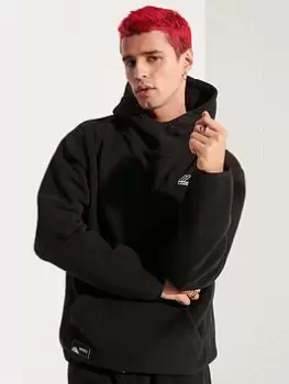 Image of Superdry Mountain Sport Fleece - Black, Size 2XL, Men