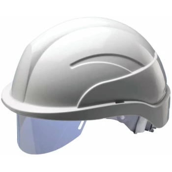 Image of White Safety Helmet, P-ratchet - Centurion