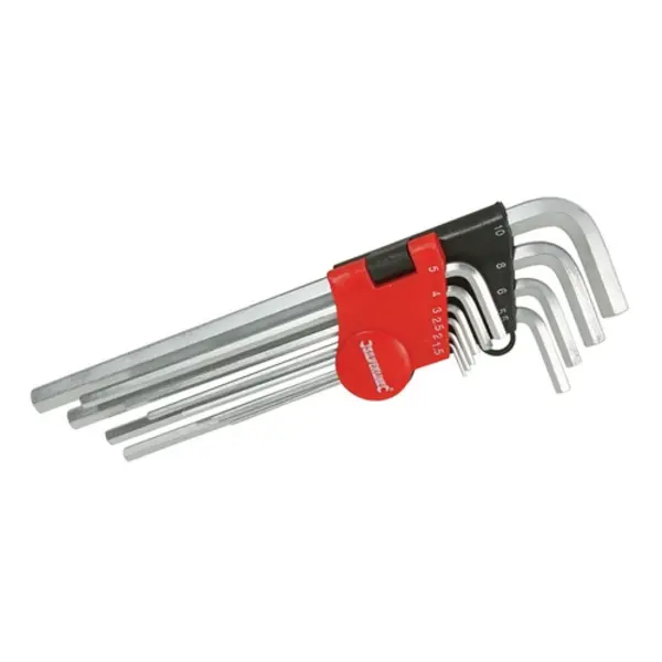 Image of Silverline Hex Key Metric Expert Set 10pce - 1.5 - 10mm 719784