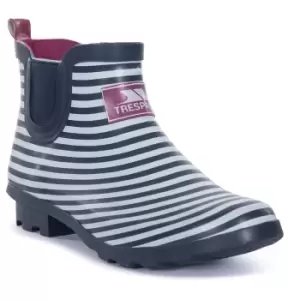 Image of Trespass Womens/Ladies Bex Ankle Welly (8 UK) (Navy Stripe)