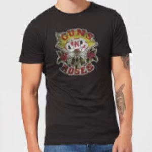 Image of Guns N Roses Cards Mens T-Shirt - Black - S