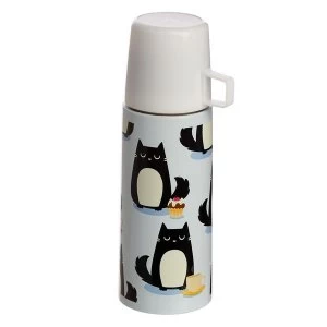 Image of Feline Fine Cat Stainless Steel 350ml Flask