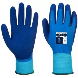 Image of AP80B4RS - sz S Liquid Pro Glove - Blue - Blue - Portwest