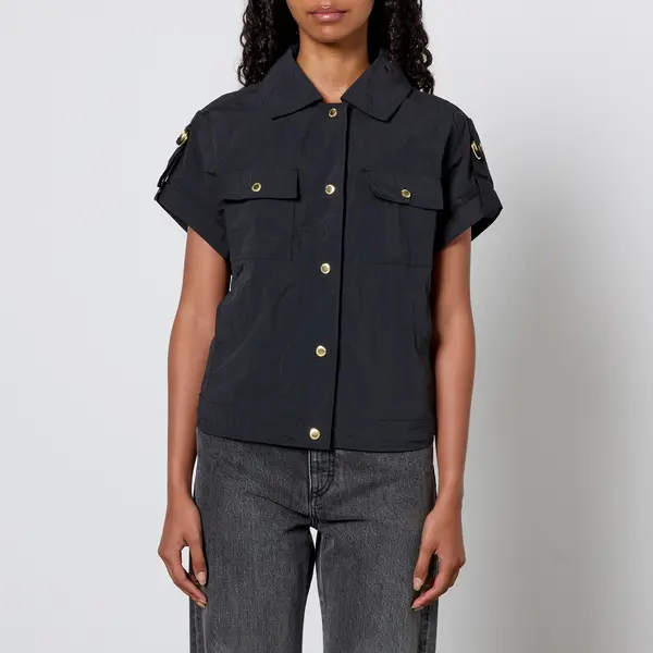 Image of Barbour International Carla Shell Shirt - UK 14 Black Shirts female LSH1625BK11 UK 14