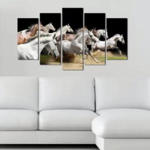 Image of 5MF-12 Multicolor Decorative MDF Painting (5 Pieces)