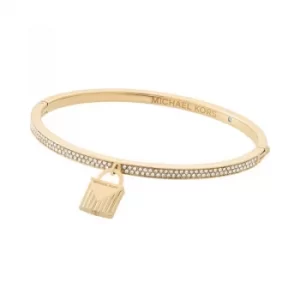 Image of Ladies Michael Kors Gold Plated Fashion Bangle
