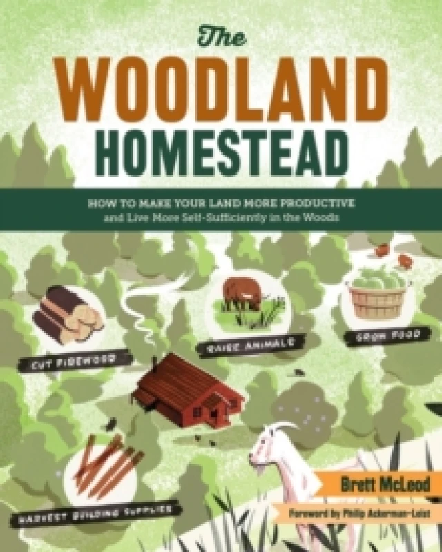 Image of The Woodland Homestead : How to Make Your Land More Productive and Live More Self-Sufficiently in the Woods Paperback / softback