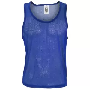 Image of SOLS Mens Anfield Sports Training Bib (M) (Royal Blue)