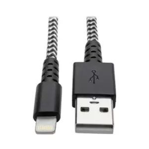 Image of Tripp Lite M100-006-HD Heavy-Duty USB-A to Lightning Sync/Charge Cable MFi Certified - M/M USB 2.0 6 ft. (1.83 m)