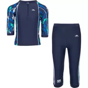 Image of Trespass Childrens/Kids Smiley Shark Swim Set (9-10 Years) (Blue)