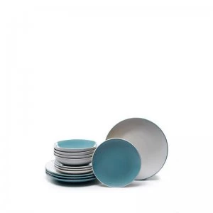 Image of Sabichi St Ives 12 Piece Stoneware Dinner Set