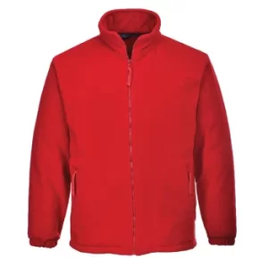 Image of Portwest Mens Argyll Fleece Red S