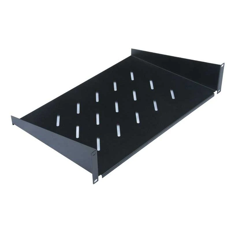 Image of FDL 1U 300mm FRONT FIXING CANTILEVER SHELF - BLACK