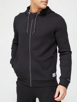 Image of Hugo Boss Dohn Zip Through Hoodie Black Size L Men