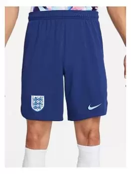 Image of Nike Mens England Home Stadium Short 2022 - Blue Size M, Men