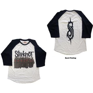 Image of Slipknot - Choir Unisex Medium T-Shirt - Black,White