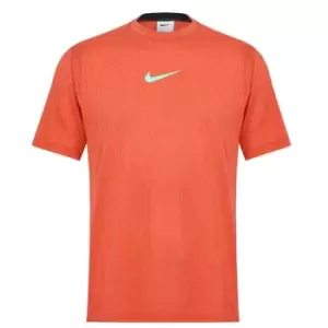 Image of Nike Pro Mens Short Sleeve Performance Top - Red