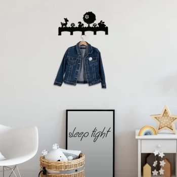 Image of Hansel - Black Metal Wall Hook